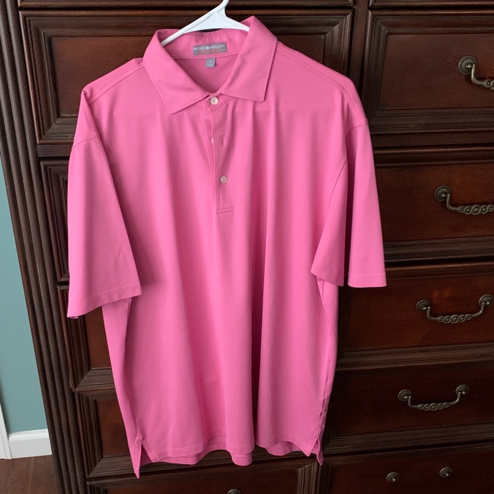 Peter Millar Vibrant Pink Polo Shirt